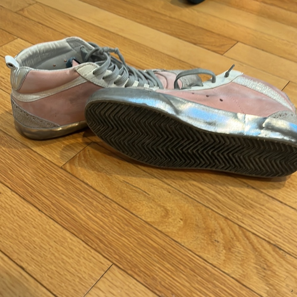 Golden Goose Pink and Gray Women's Shoes - Picture 14 of 16
